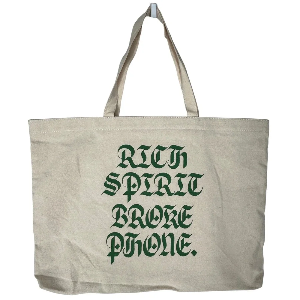 Kendrick Lamar The Big Steppers Tour 2022 Canvas Tote Rich Spirit Broke Phone